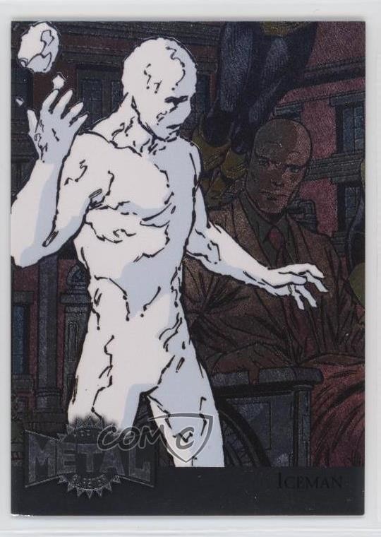 2015 Marvel Fleer Retro 1995 Fleer Metal Blaster Iceman #22 0n8h