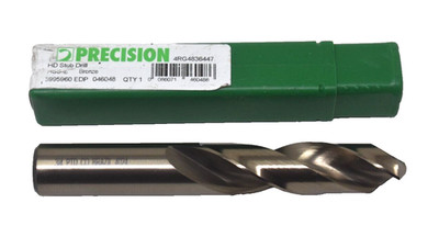 Precision 3/4 135° Degree Spiral Flute Cobalt Screw Machine Drill Bit 5'' OAL