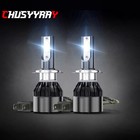 2x H7 Super Bright LED Headlight Bulbs 60000LM Kit High Low Beam 6500K White