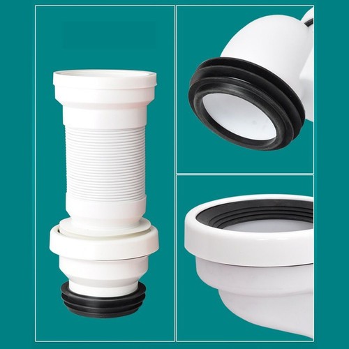 WC Rohr Düse Ablauf gerade/exzenter Verbinder Premium PVC Material - Bild 2 von 58