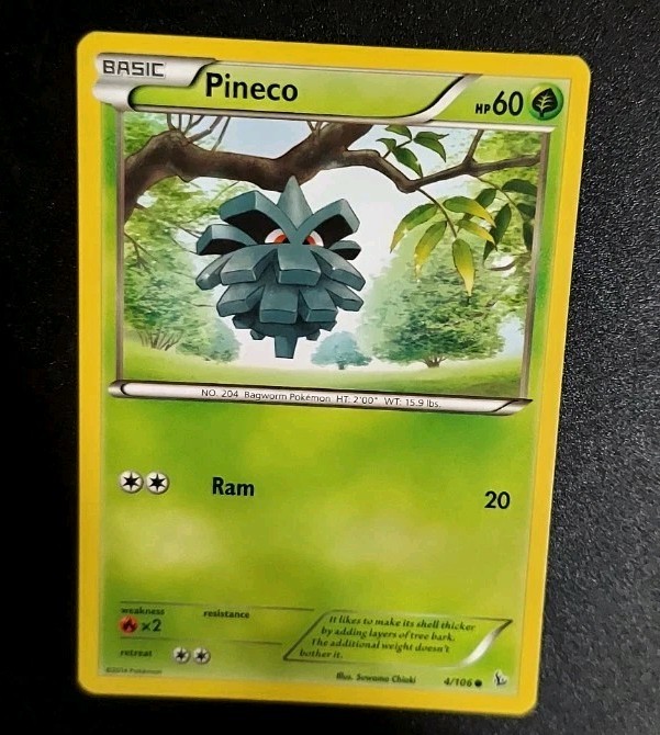 Pokémon Pineco 4/106 XY Flashfire - Common Regular MP