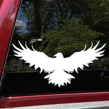 Viking Raven V3 Vinyl Decal – Norse Nordic Celtic Symbol – Odin Huginn Muninn