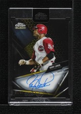 2021 Topps Chrome Black Gold Refractor 36/50 Barry Larkin #CBA-BL Auto HOF 0l2
