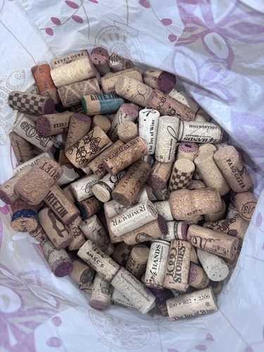 50 Used Wine Corks - All Natural, Crafts DIY 100% Cork, Random Assortment