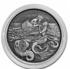2021 Samoa 1 oz .999 Silver Pacific Mermaid Antique Finish Coin