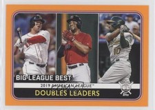 2020 Big League Leaders Orange Marcus Semien Rafael Devers Xander Bogaerts uk2