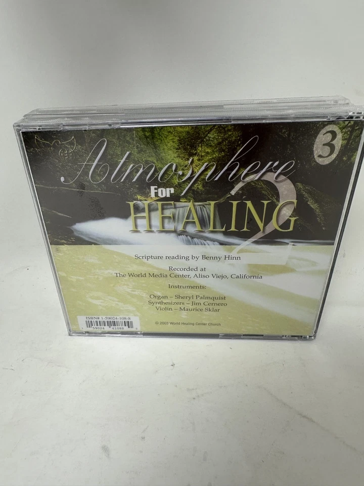 Atmosphere for Healing 2 3-CD Set Vol 1,2,3 Healing Scripture Reading Benny Hinn Foto 2 de 3
