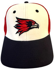 Redhawks Hat Baseball Cap Black Red White Adjustable The Game Pro Style GP301