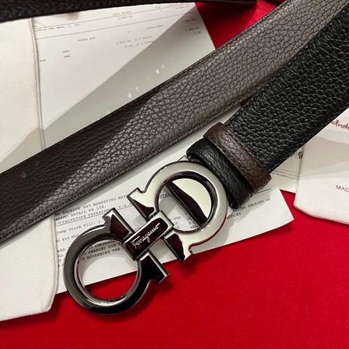 Ferragamo belt authentic Reversible