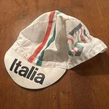 Vintage Italia Cycling Cap / Hat One Size 