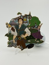 Disney Tangled Rapunzel And Flynn Rider Jumbo LE 50 Pin By Deviant