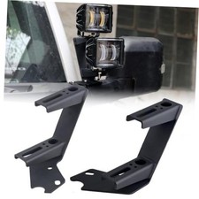 Bronco Dual A-Pillar Light Mount Bracket Lower Windshield Hinge Double-Black