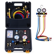 Omt 4 Way Ac Gauge Set Air Conditioner Diagnostic Manifold Gauge Kit With Hoses Omt 4 Way Ac Gauge Set Air Conditioner Diagnostic Manifold Gauge Kit With Hoses