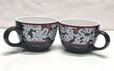Disney Minnie Mouse Ceramic Soup Mug 24 Oz Set Of 2 