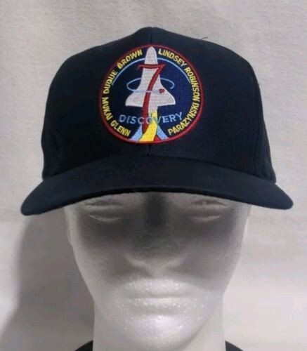 Blue Discovery Patch 7-Panel Adjustable Baseball … - image 2