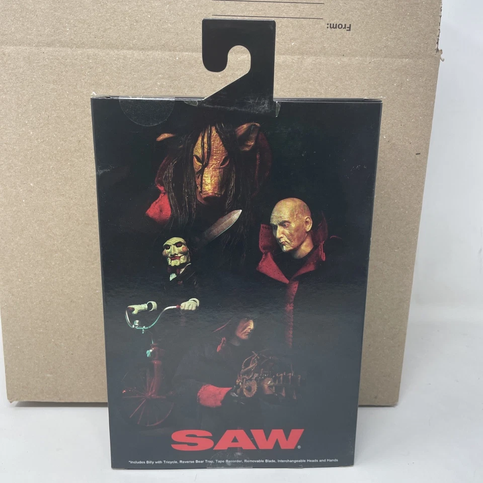 Figura de acción NECA SAW Ultimate Jigsaw 7” lanzamiento 2024 nueva en caja horror coleccionable Foto 3 de 4