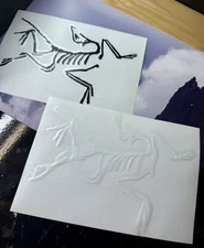 Arc’Teryx Authentic 7” Archaeopteryx Vinyl In/Outdoor Decal Black+White Pack!!