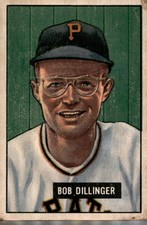 1951 Bowman #63 Bob Dillinger - st (sku:2624)