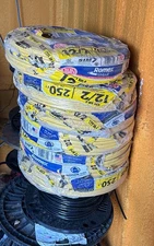 (1) Roll 250 ft. 12/2 Solid Romex SIMpull CU NM-B W/G Wire - Yellow, NEW.