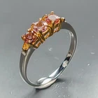Gemstone ring Natural Tourmaline Ring 925 Sterling Silver Size 6 /R473958
