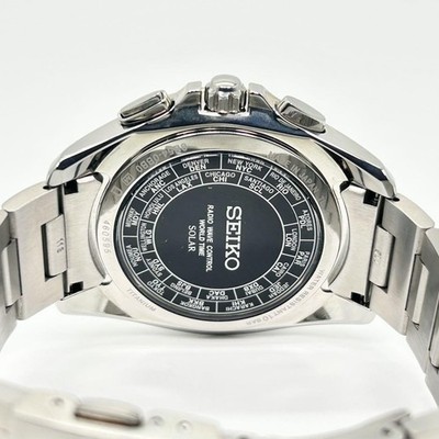 Seiko Brightz Titanium 8B54-0BB0 Solar Radio-Controlled Titanium