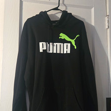 PUMA Men s Big & Tall 3XL Black Pullover Hood...