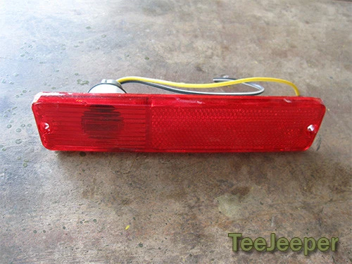 new Red Side Turn Marker Lights Jeep CJ5 CJ7 CJ8