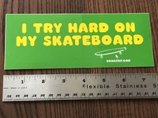 Girl Skateboards Crailtap Vintage NOS Skateboard Sticker