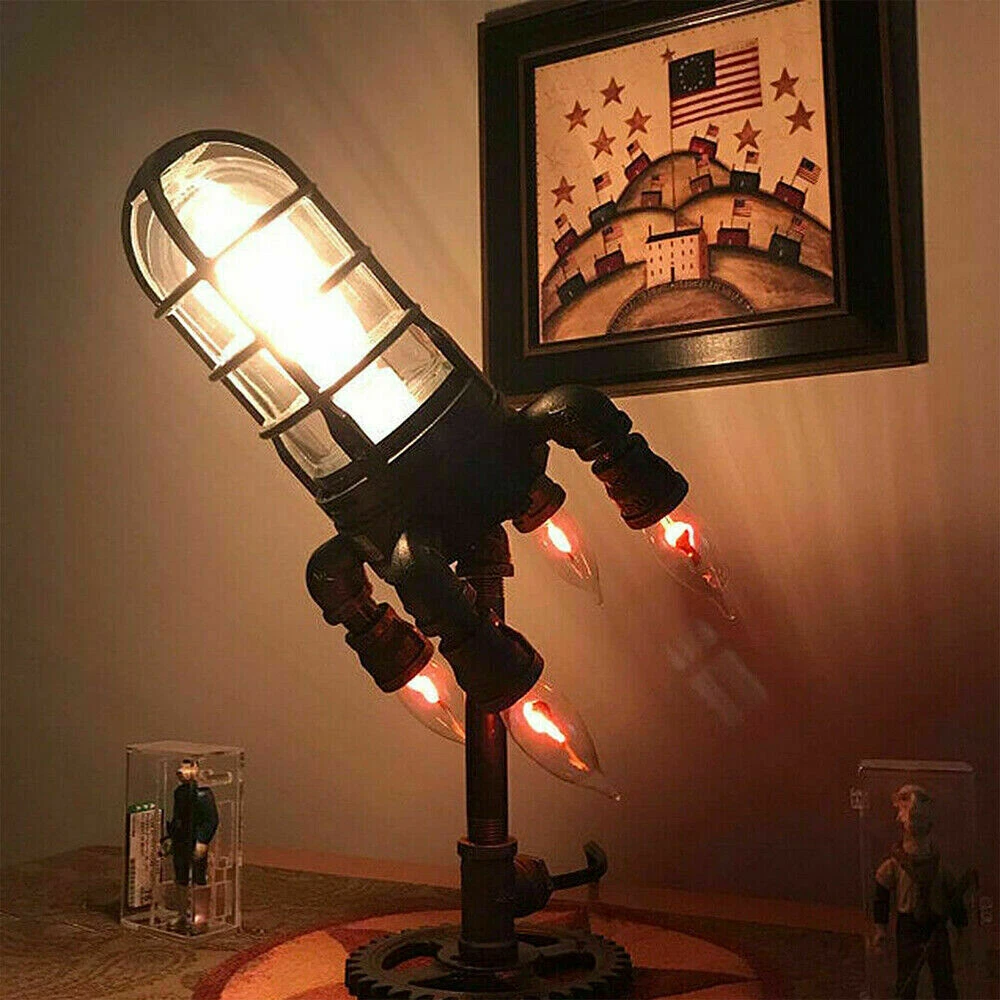 Wavy shop rocket lamp deals
