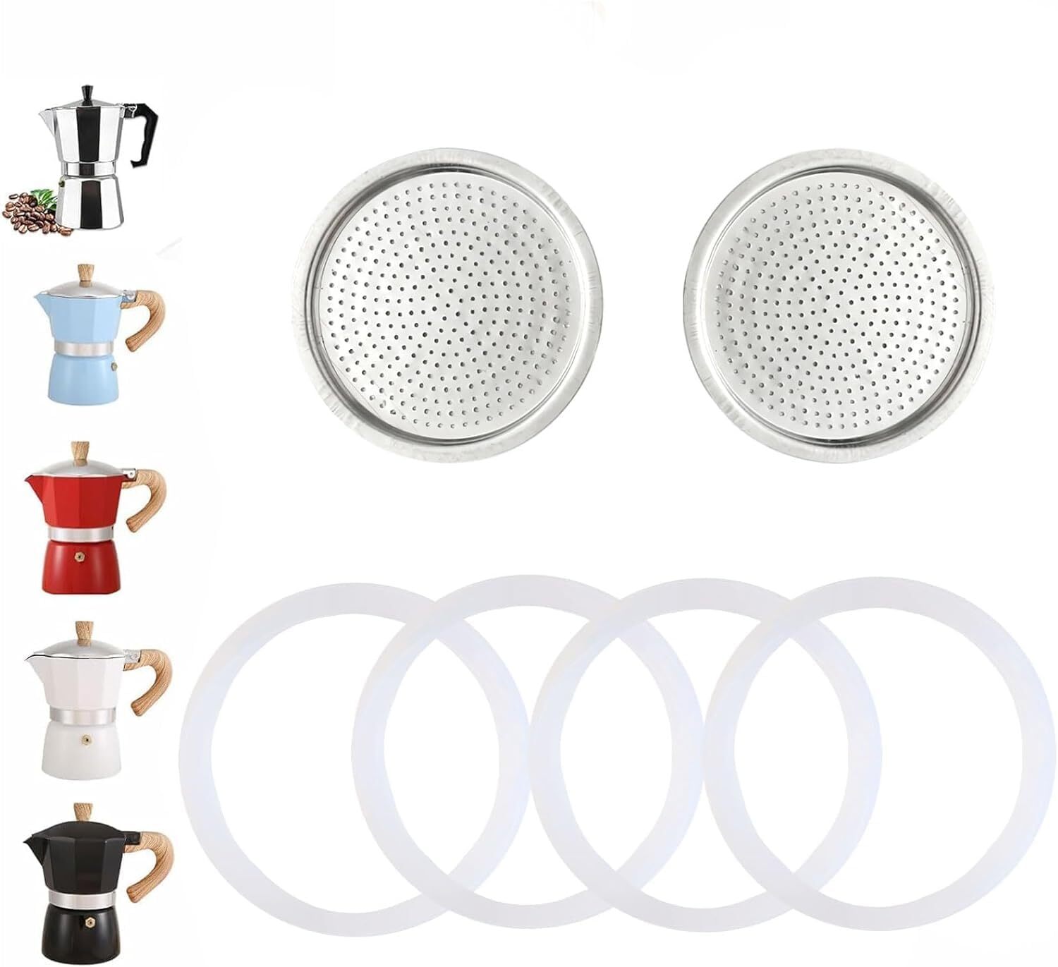 Replacement Parts For Aluminium Moka Pot...