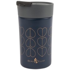Beau & Elliot Navy Blue Travel Mug | Ladies Travel Mug 300ml