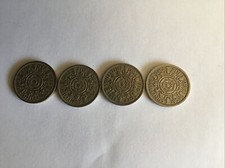 4 Florins 1954 for a belated 70th Birthday or a Platinum Wedding Anniversary