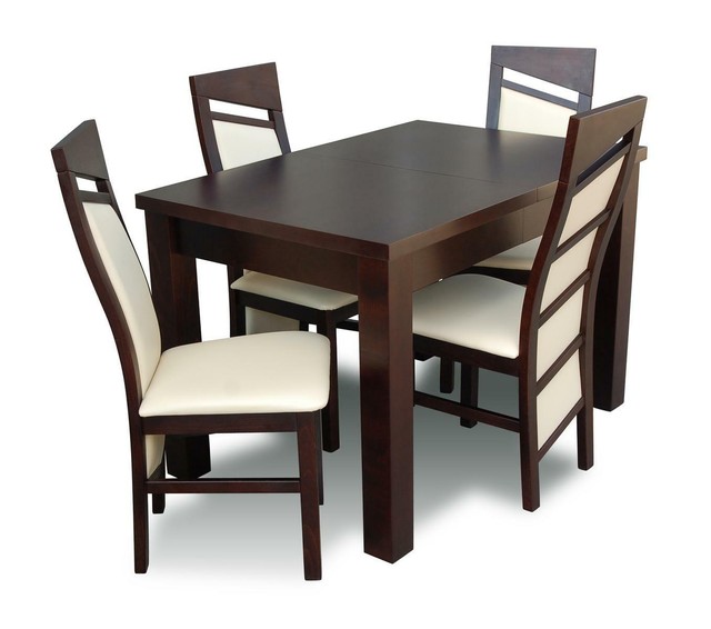 Essgarnitur Esstisch 4 x Stuhl Set Garnitur Tisch Klassische Essgruppe 5tlg. nEU Essgarnitur Esstisch 4 x Stuhl Set Garnitur Tisch Klassische Essgruppe 5tlg. nEU