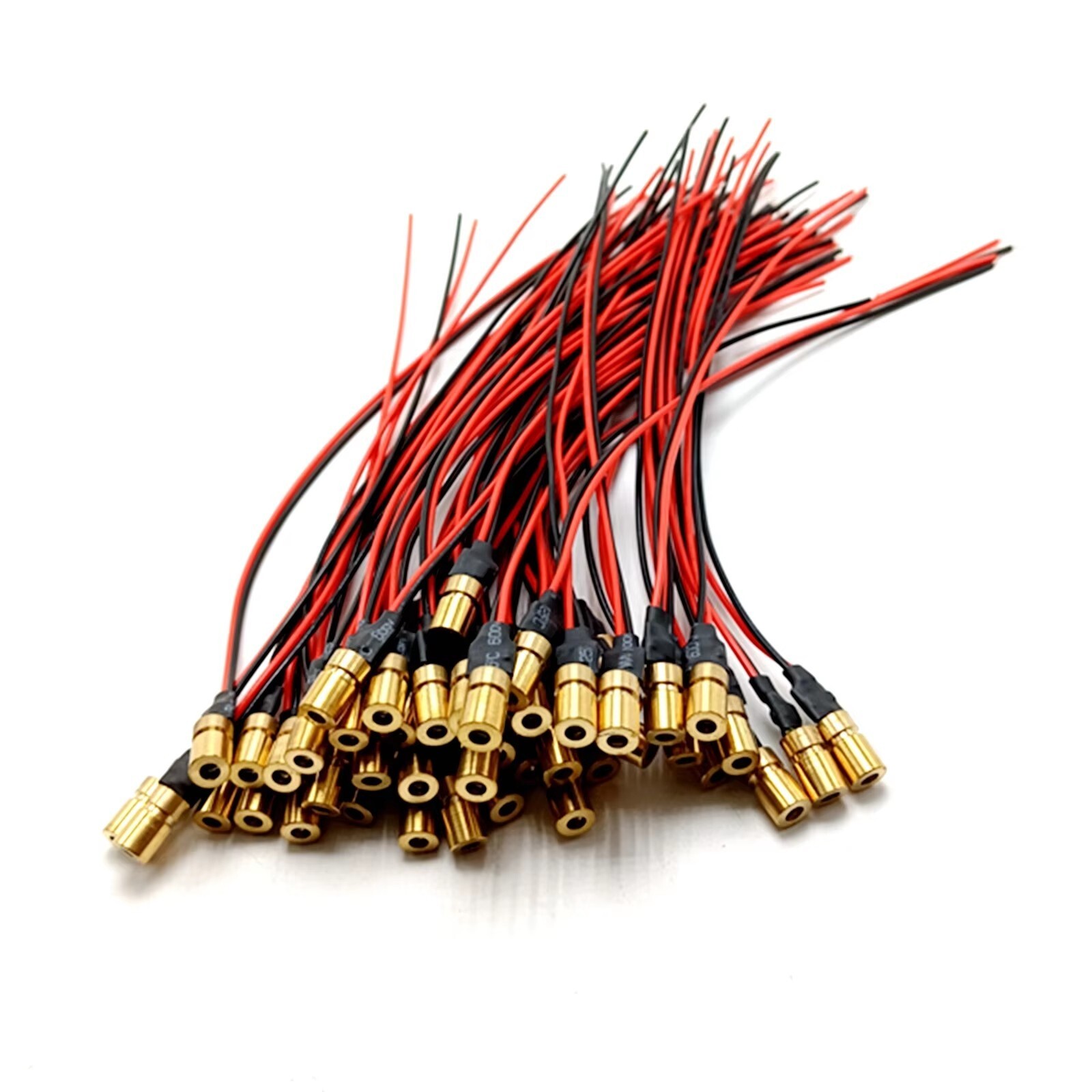 50 Pieces 780nm 3mw 3V DC IR Infrared Laser Diode Dot Module Mini-Type