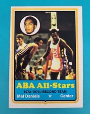 1973-74 Topps #195 Mel Daniels Indiana Pacers BASKETBALL Card E