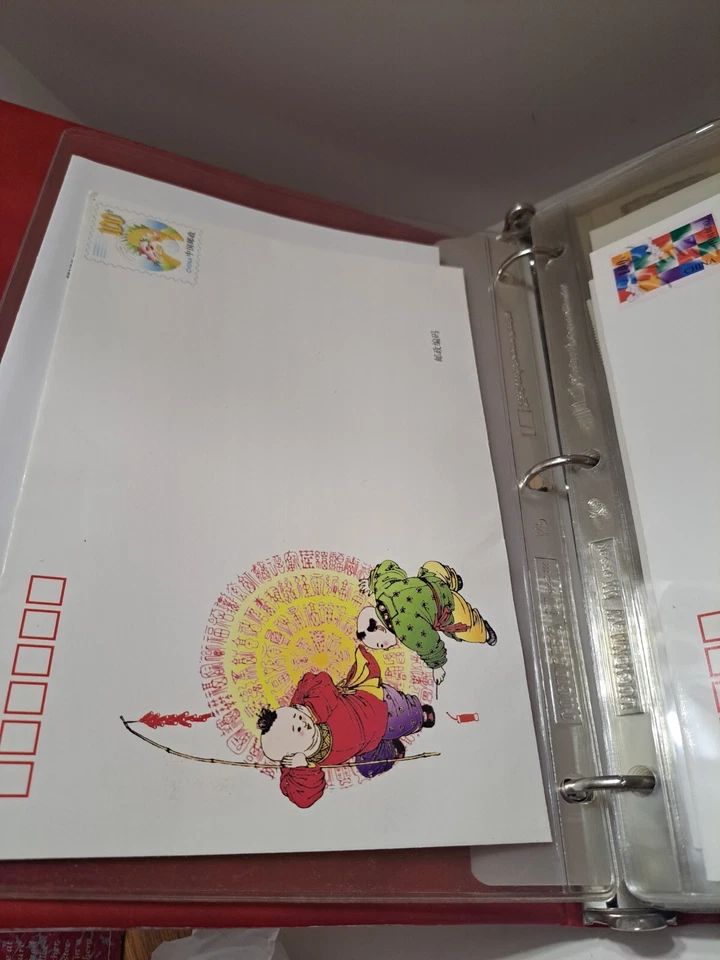 Álbum de estampillas de la República Popular China cubiertas de primer día FDC estampillas especiales sobres 58 páginas en total Foto 4 de 4