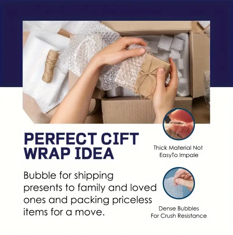 15' of Bubble Wrap® Rolls (SMALL) 3/16" Bubble! 12" Wide! Perforated Every 12'' - Image 3 of 4