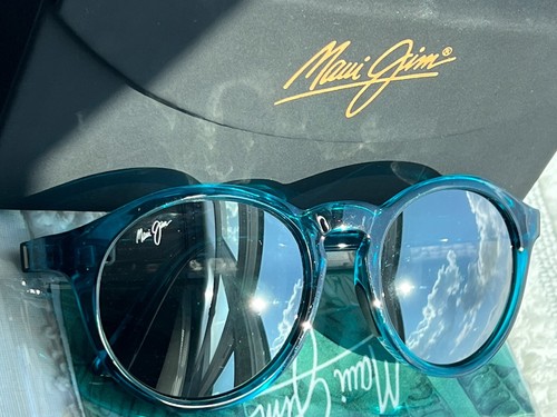 Maui Jim Pineapple MJ 784 06D Teal Green Frame + Neutral Grey Polarized Lenses - Picture 2 of 7