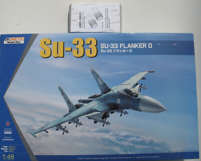KINETIC Su-33 Flanker D mit AMIGO Resin Conversion 1:48 Kit Bausatz Flugzeug
