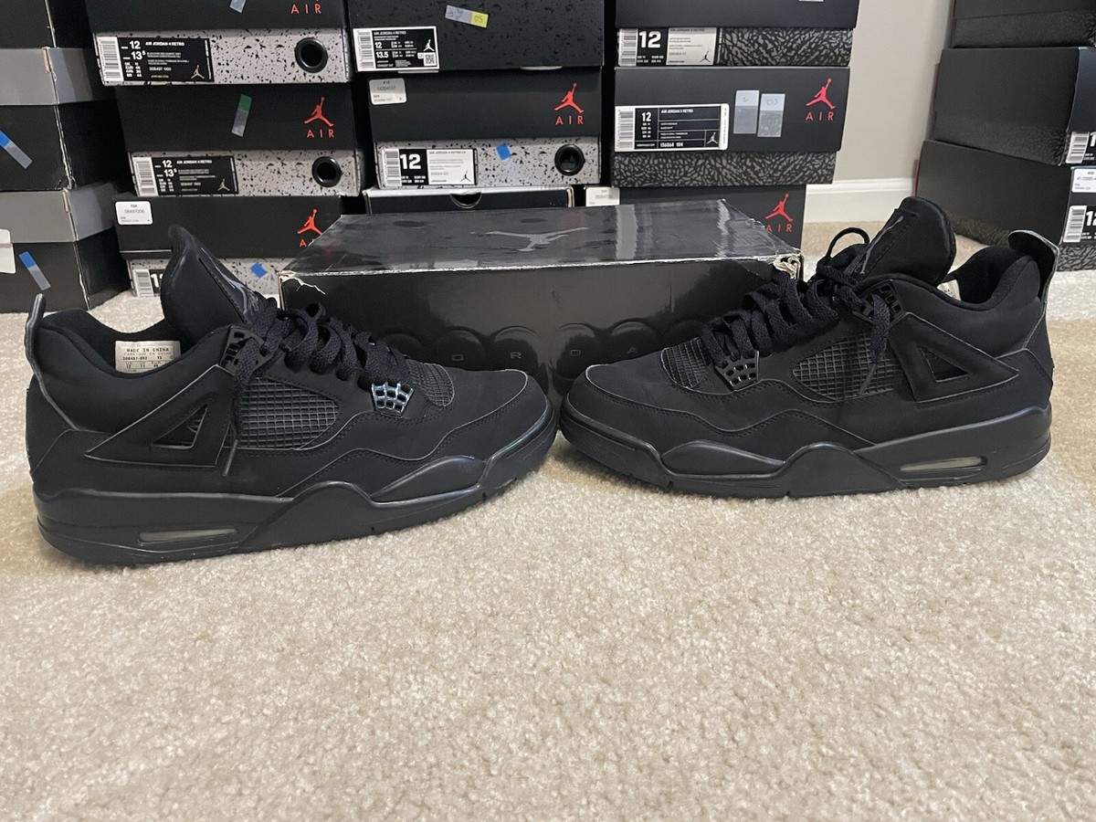 Retro Jordan 4 Black Cat (2006) Size 12 820652316201| eBay