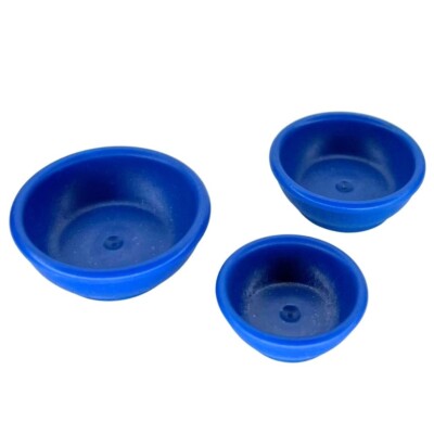 Pièces Détachées PLAYMOBIL – 2 Chapeaux Bleus Et Hallebardes Médiévales, Réf. 3268 4249 4258