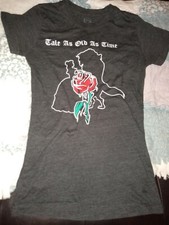 Disney Youth Large Beauty And the Beast Tshirt-EUC