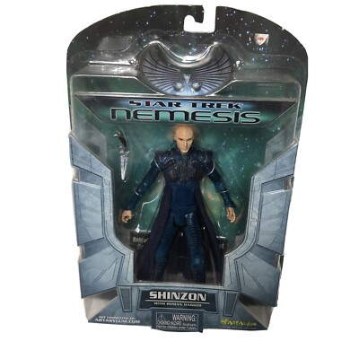 Star Trek Nemesis SHINZON w/Reman Dagger Art Asylum Action Figure, New