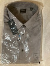 New with Tags Arrow Classic Fit Long Sleeve Gray Dress shirt XXL button front