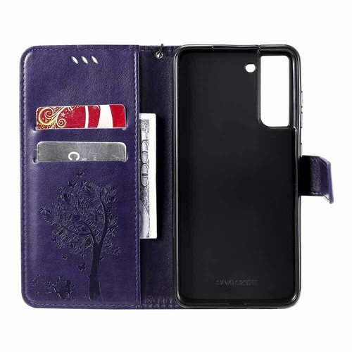 For Samsung S21 FE S20 S10 S9 S8 Plus S7 Wallet Card Holder Leather Case Cover - Picture 35 of 49