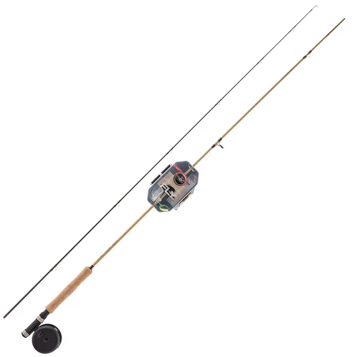 Ready2Fish Fly Fishing 2 pc Rod and Reel Combo with Tackle Kit Fishing Equipm...