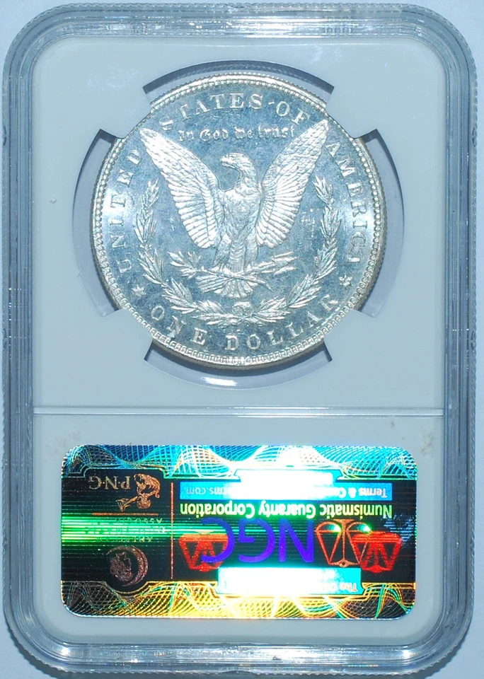1887 P NGC MS65DMPL Deep Mirror Prooflike Morgan Silver Dollar - Image 2 of 2