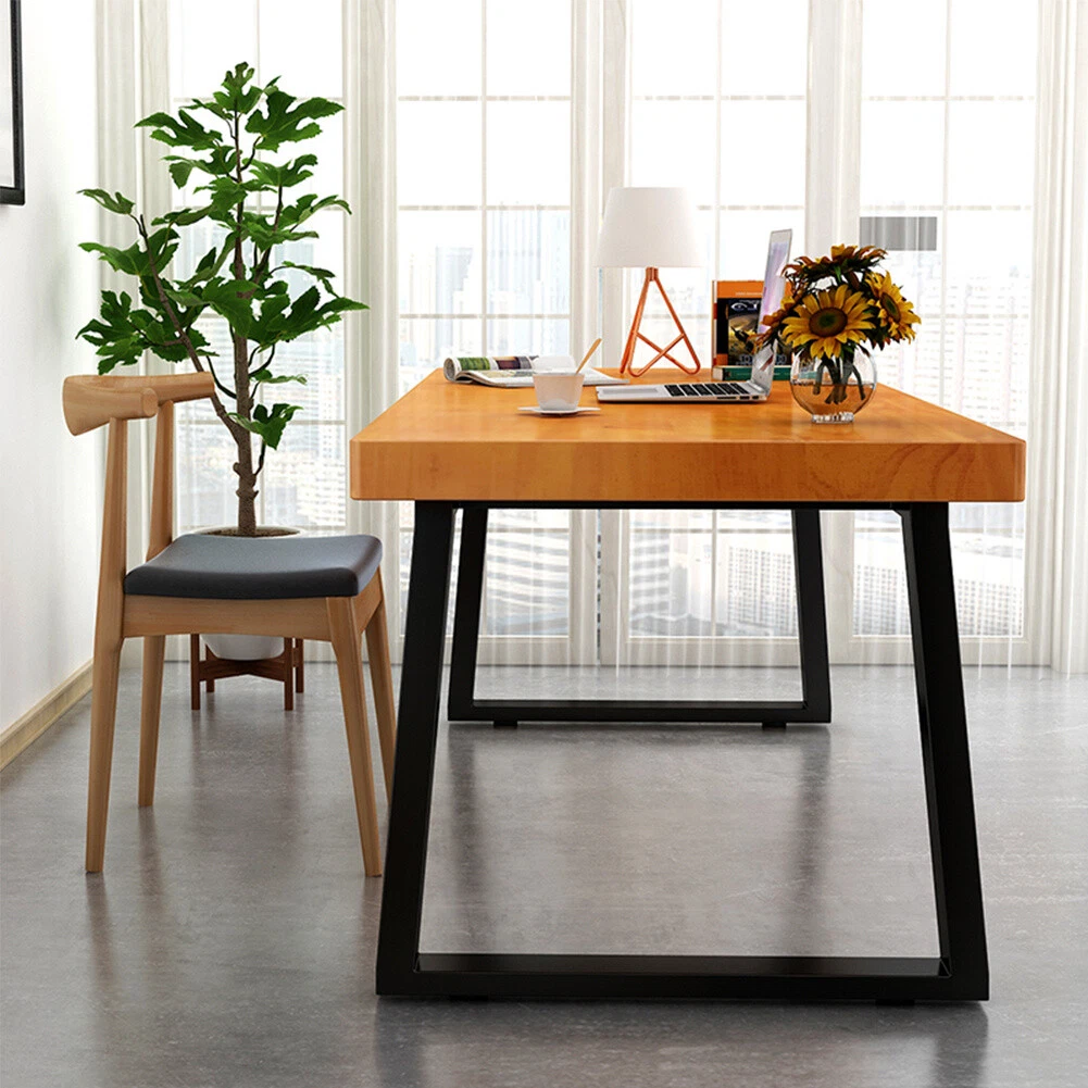 Trapezoid dining table sale legs