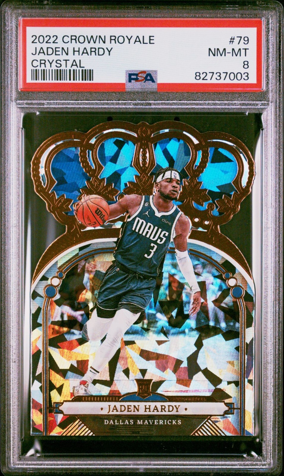 2022 PANINI CROWN ROYALE 79 JADEN HARDY CRYSTAL