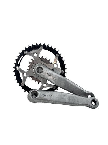 Vintage Shimano Dura-Ace FC-7700 172.5mm 53/39 Silver Aluminum